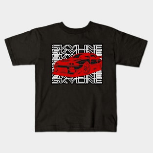 NISSAN SKYLINE R33 Kids T-Shirt